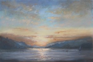 Aube à Salcombe - Jennifer Wright