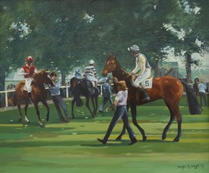 Le paddock, courses de Windsor - Jennifer Wright