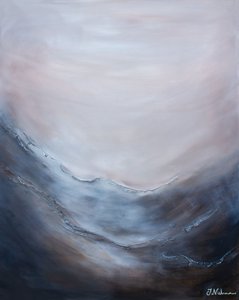 Horizon océanique brumeux - Jenny Nielsen
