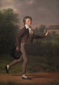 Un garçon courant. Marcus Holst von Schmidten