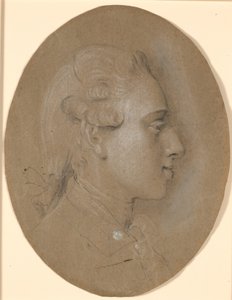 Frédéric VI jeune prince héritier. De profil vers la droite