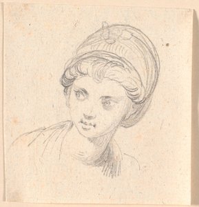 Tête de femme avec turban