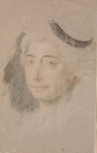 Étude pour le portrait de Mme Margrethe Elisabeth Stampe - Jens Juel