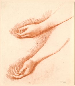 Deux études du bras gauche d