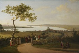 Vue sur le Petit Belt (Lillebælt) depuis une colline près de Middelfart - Jens Juel
