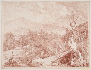 Paysage imaginaire italien