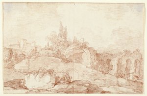 Paysage de la Campagne italienne - Jens Petersen Lund