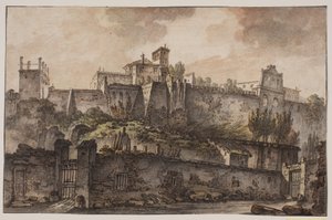 Partie du pied du Palatin, Rome - Jens Petersen Lund