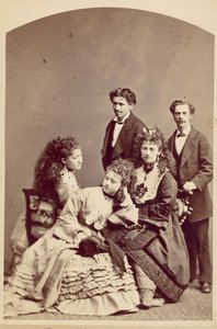 Famille Wohes, New York, années 1870 - Jeremiah Gurney