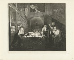 Adoration des bergers - Jeremias Falck