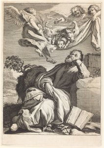 Le rêve de Saint Pierre - Jeremias Falck after Johann Liss