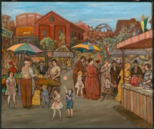 Les Italiens dans le parc Jefferson - Jerome Myers