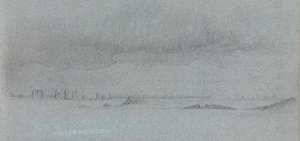 Carnet de croquis de sujets de paysages italiens, 1869 - Jervis McEntee