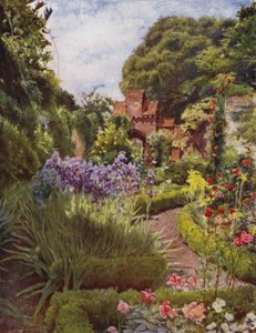 Fulham, portail entre le jardin clos et les terrains - Jessie MacGregor