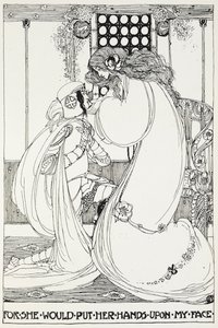 Car elle mettait ses mains sur mon visage - Un chevalier et une jeune fille