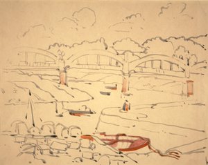 Illustration pour "Le Livre des Ponts", c.1911 - Jessie Marion King