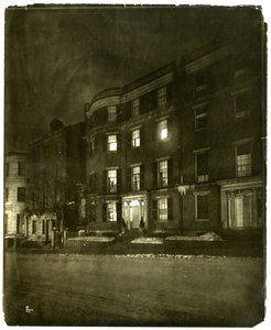 Beacon St, Boston, Mass, USA, vers 1902-10 (photo gélatino-argentique) - Jessie Tarbox Beals