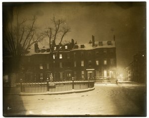Scène de rue à Boston, Boston, USA, vers 1902-10 (photo gélatino-argentique) - Jessie Tarbox Beals