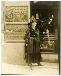 Madame Girard de NY, célèbre restaurant du centre-ville 92 William St, 1910