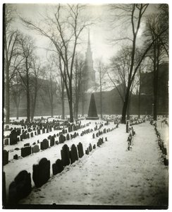 Ancien cimetière Granary, Boston, États-Unis, vers 1902-10 - Jessie Tarbox Beals