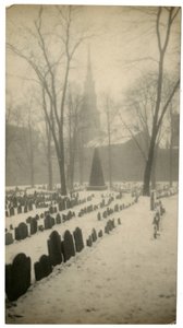 Ancien cimetière Granary, Boston, USA, vers 1902-10 - Jessie Tarbox Beals
