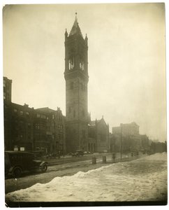Église Old South, Boston, Mass, USA, vers 1902-10 (photo gélatino-argentique)