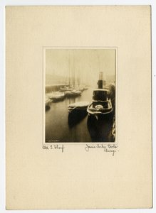 Old T Wharf, vers 1902-10 - Jessie Tarbox Beals