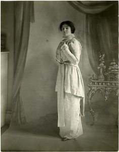 Orchidée moirée, Maurice, vers 1905-18 (photo gélatino-argentique) - Jessie Tarbox Beals