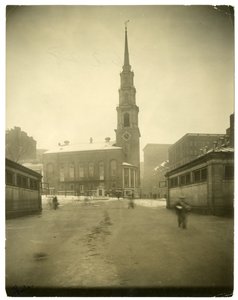Église de Park Street, USA, vers 1902-10 (photo gélatino-argentique) - Jessie Tarbox Beals