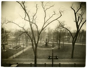 Le Common, Boston, États-Unis, vers 1902-10 - Jessie Tarbox Beals