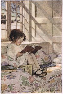 Une fille lisant, de 