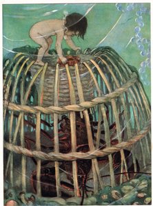 Tom et le piège à homards, illustration de 