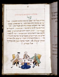 Livre de prières (12,7 x 8,8 cm) Bambeg 1773. À la fin de la prière pour le néo (jour de la nouvelle lune) - Musée juif de Bâle, Suisse - Jewish School