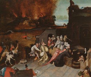 La Tentation de Saint Antoine - Jheronimus Bosch (copy after)