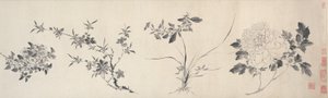 Fleurs des quatre saisons, dynastie Ming - Jiayan Chen