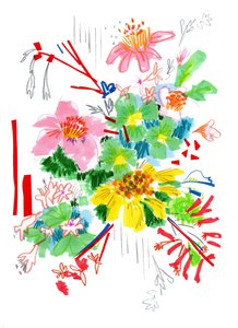 Esquisse florale 2, 2014