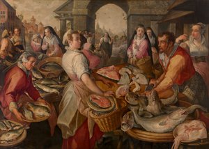 Marché aux poissons - Joachim Beuckelaer