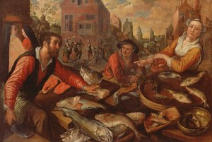 Le marché aux poissons - Joachim Beuckelaer or Bueckelaer