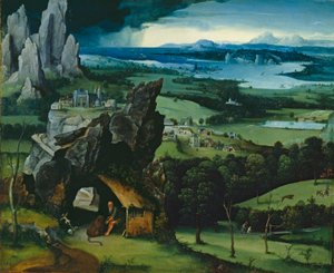 Paysage avec Saint Jérôme - Joachim Patenier