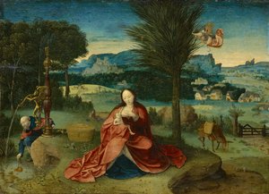 Repos pendant la fuite en Égypte - Joachim Patenier