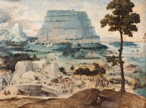 Construction de la tour de Babel, vers 1550