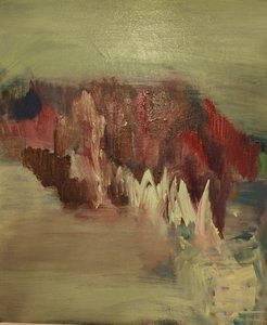 Paysage de montagne abstrait