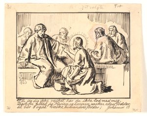 Le Christ lave les pieds de Pierre