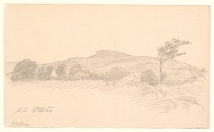 Paysage avec vue sur la crête de Höråsen. Öströö - Joakim Frederik Skovgaard