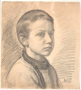 Portrait du peintre J.Th. Skovgaard enfant - Joakim Frederik Skovgaard