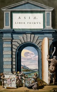 Asiae (Asie), Livre I, page de titre du Volume X, Atlas Maior, par Joan Blaeu (1596-1673) - Joan Blaeu