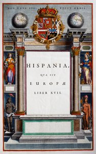 Hispania quae est Europae, Livre XVII, page de titre du Volume IX