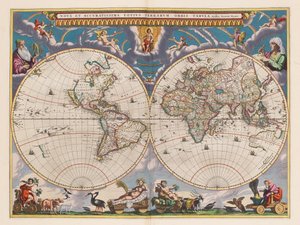 Le grand atlas, ou cosmographie Blauiane, dans lequel sont exactement décrits la terre, la mer et le ciel, vol.I