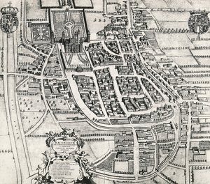 Carte de Racconigi, Gravure par Joan Blaeu, Italie - Joan Blaeu