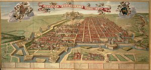 Carte de Turin, gravure du Theatrum Sabaudiae